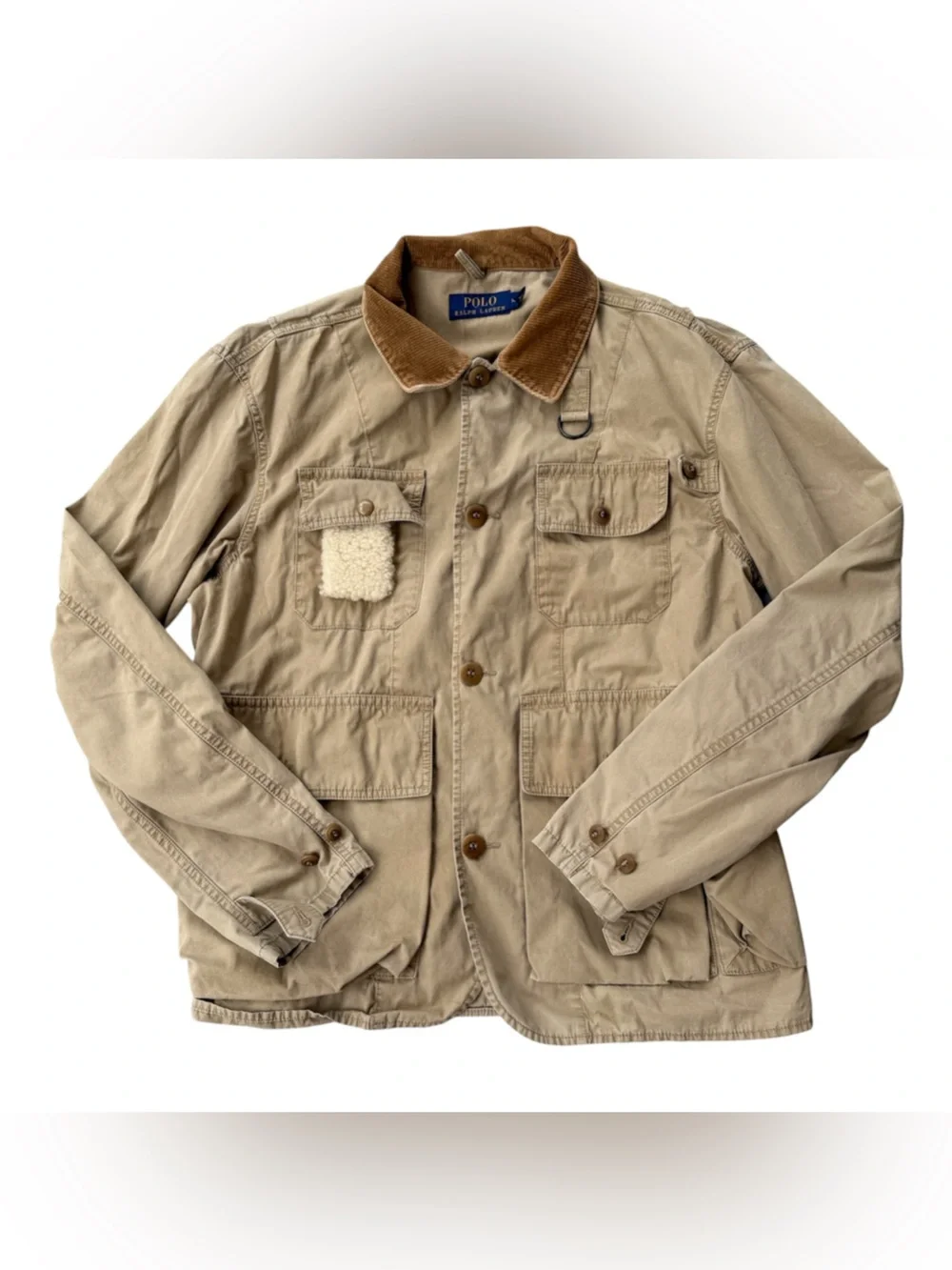 Ralph Lauren Polo Fly Fishing Shirt Jacket Men Medium Hunting Utility SHACKET